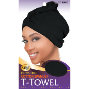 Frizz Free T-Towel Black
