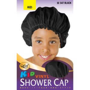 KIDS SHOWER Caps Black