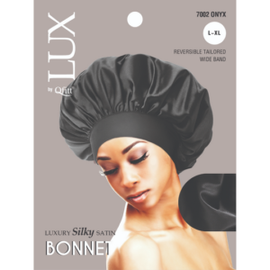 LUX SILK Bonnets XL - Black