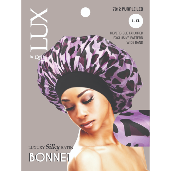 LUX SILK PATTERN Bonnets XL - Leopard
