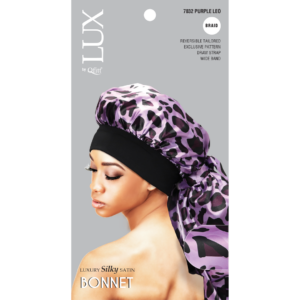 LUX SILK PATTERN Bonnets (Long) - Leopard