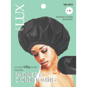 LUX SILK SHOWER & CONDITIONING Caps(XL)  - Black