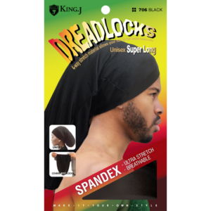 Spandex Dreadlocks Caps Super Long Black