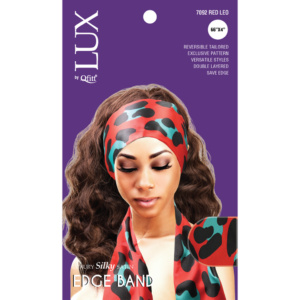 LUX SILK EDGE BAND - Leopard