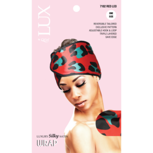 LUX SILK All Women's Head Wear, QFitt  - Leopard