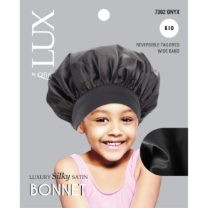 LUX KID SILK Bonnets - Black