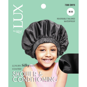 LUX KID SILK SHOWER & CONDITIONING Caps  - Black