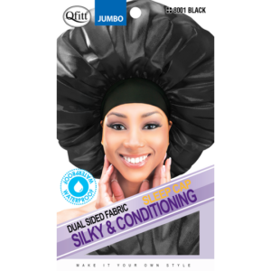 Silky Cond. Sleep Caps - Black