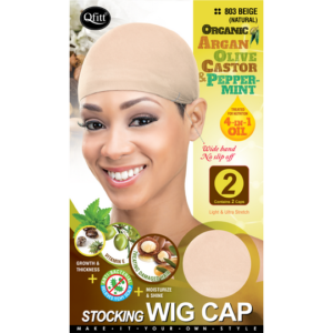 Treated Stocking Wig Caps Beige