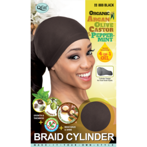 Treated Braid Cylinder Black
