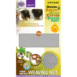 Fine Mesh Weaving Net - Black