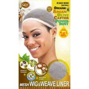 Open Top Mesh Wig & Weave Liner - Beige