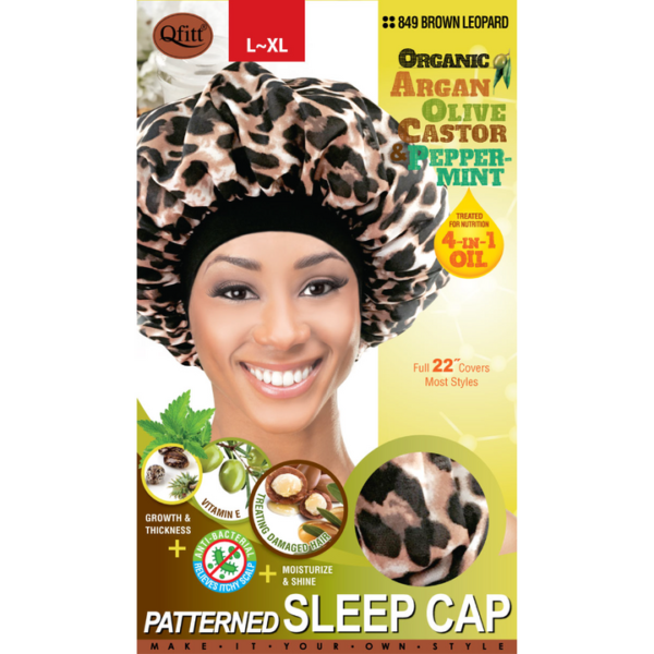 Sleep Caps - Leopard Print