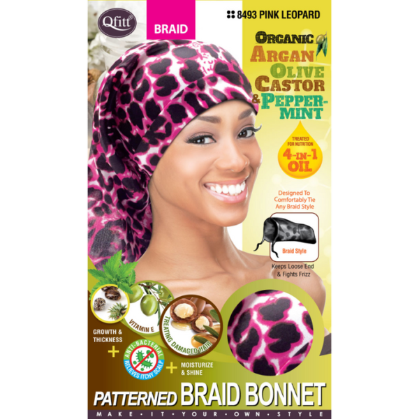 Braid Bonnets - Leopard