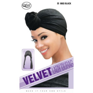 Velvet Lady DuRags - Black
