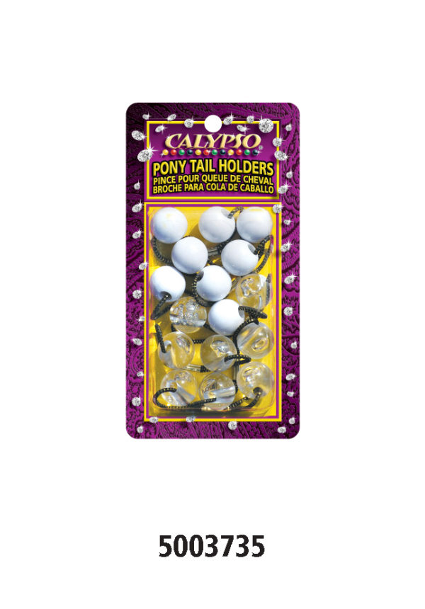 Bobbles - Clear & White