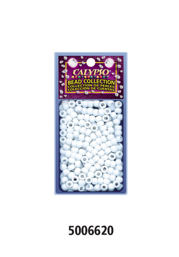 Hair Beads - White