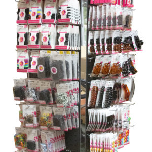 PINK CAT HAIR ACCESSORY DISPLAY