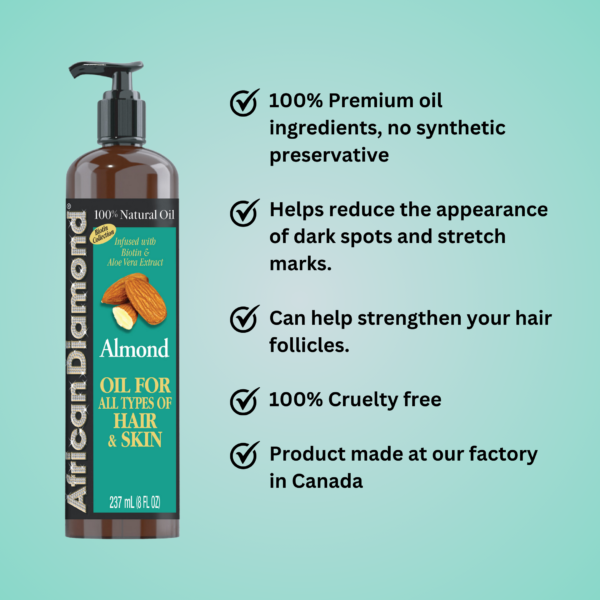 AD Biotin Collection Almond infused with Aloe 8oz - Image 4