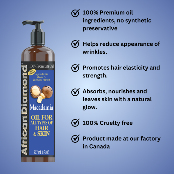 AD Biotin Collection Macadamia Infused with Turmeric 8oz - Image 4